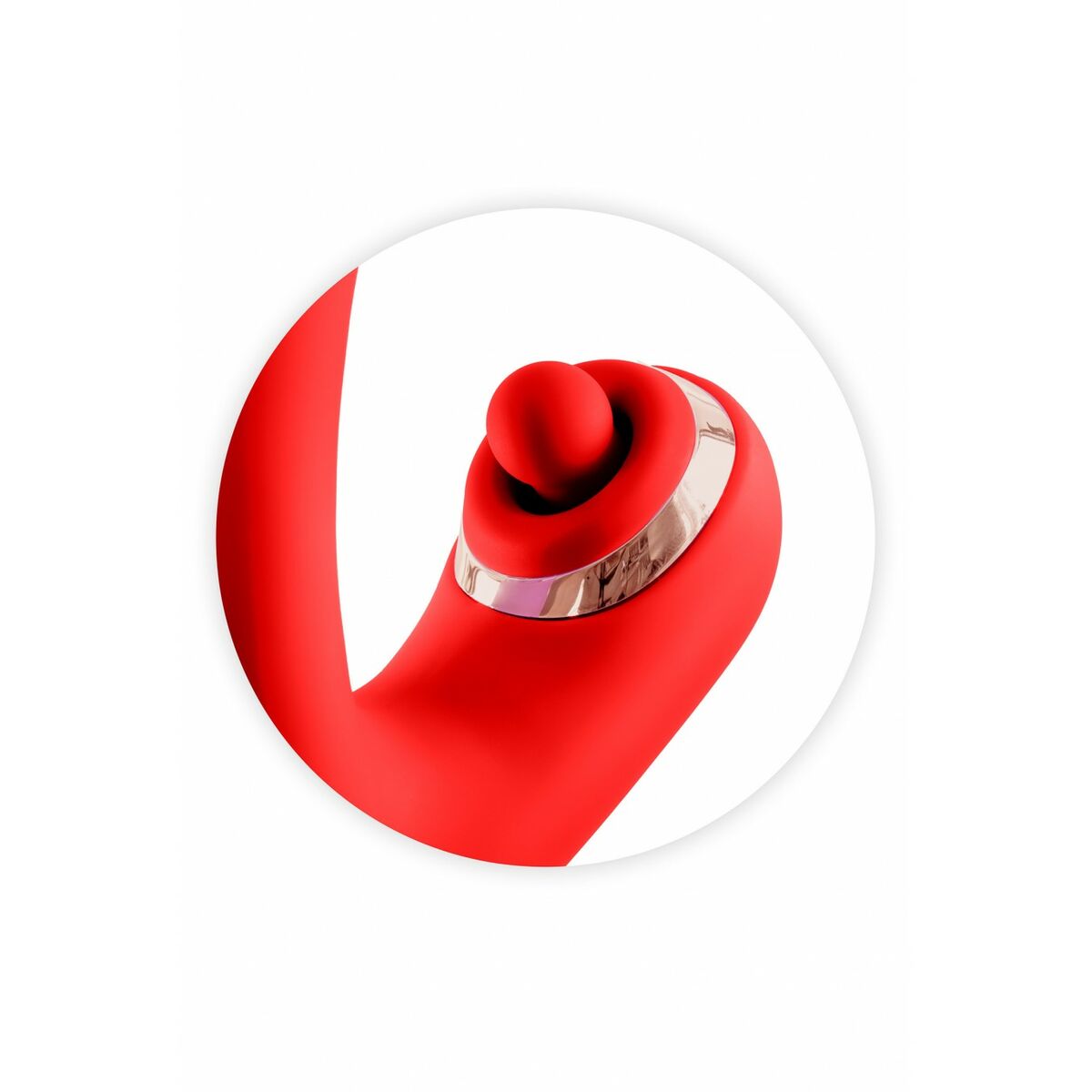 Vibrátor pro dvojici Dual Stimulation Yoba JOYFULLY  Červený