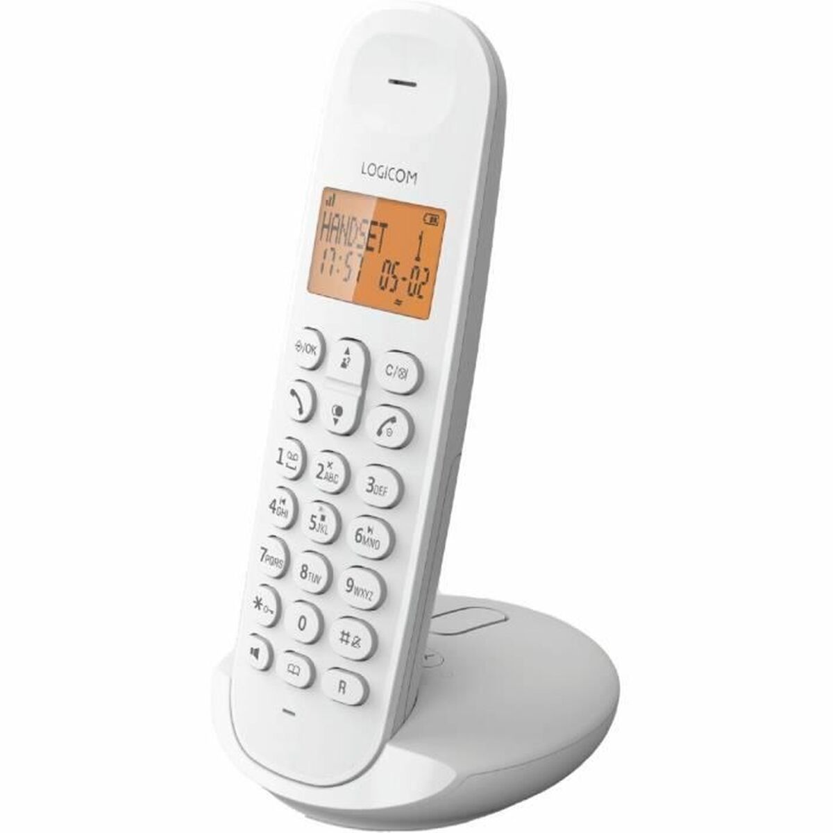 Ασύρματο Τηλέφωνο Logicom DECT ILOA 155T SOLO Λευκό
