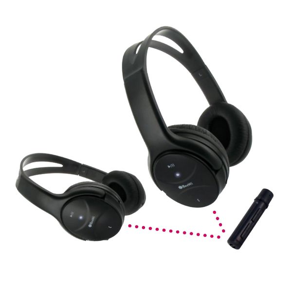 Bluetooth Headset with Microphone BeeWi BBX202A0 (2 pcs) Black