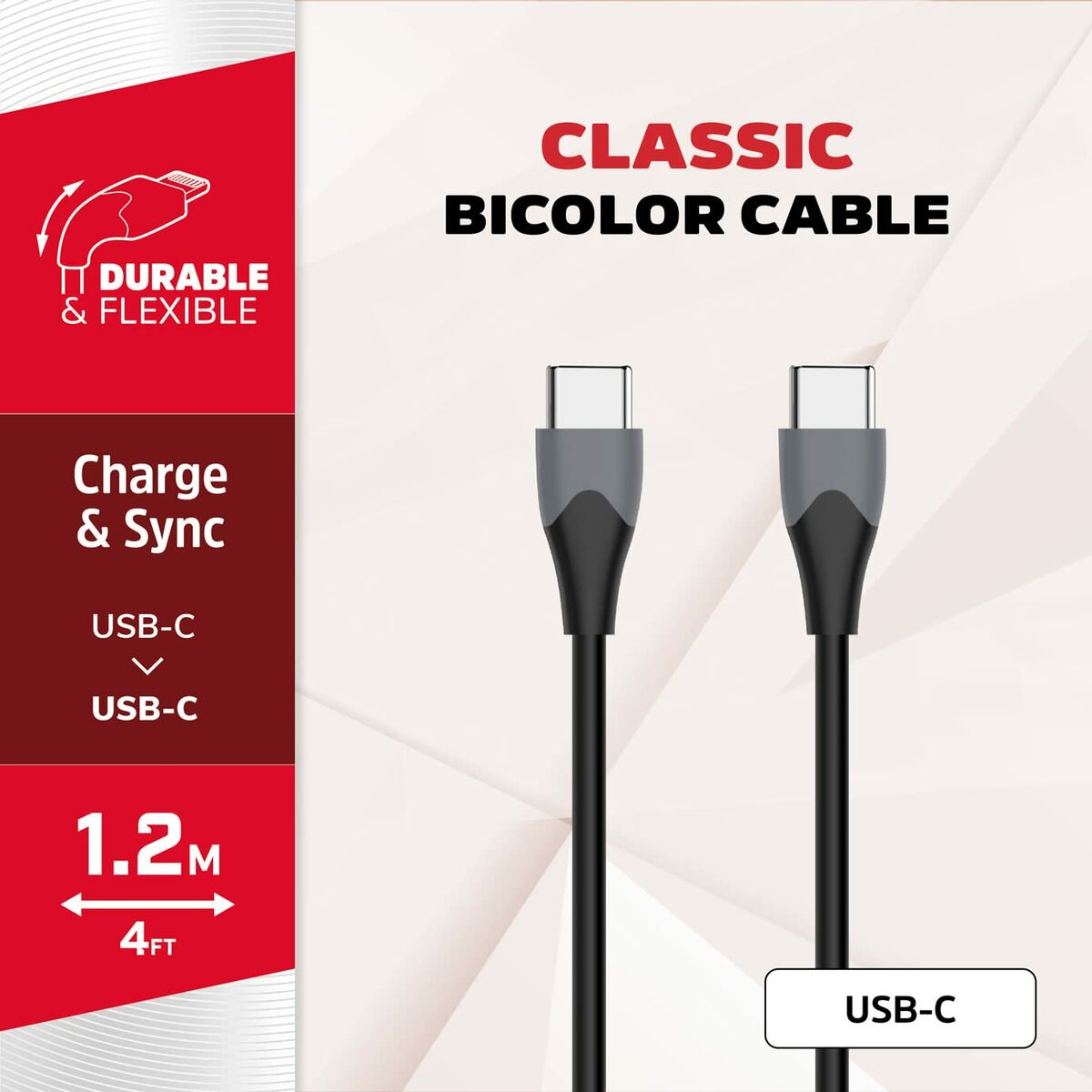 Image secondaire de Câble USB-C Energizer C611CGBK