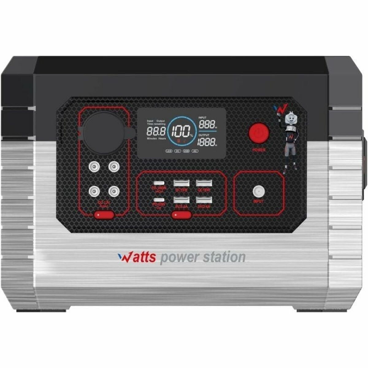 Afbeeldingen van Powerbank Wonder Wonder WX1200