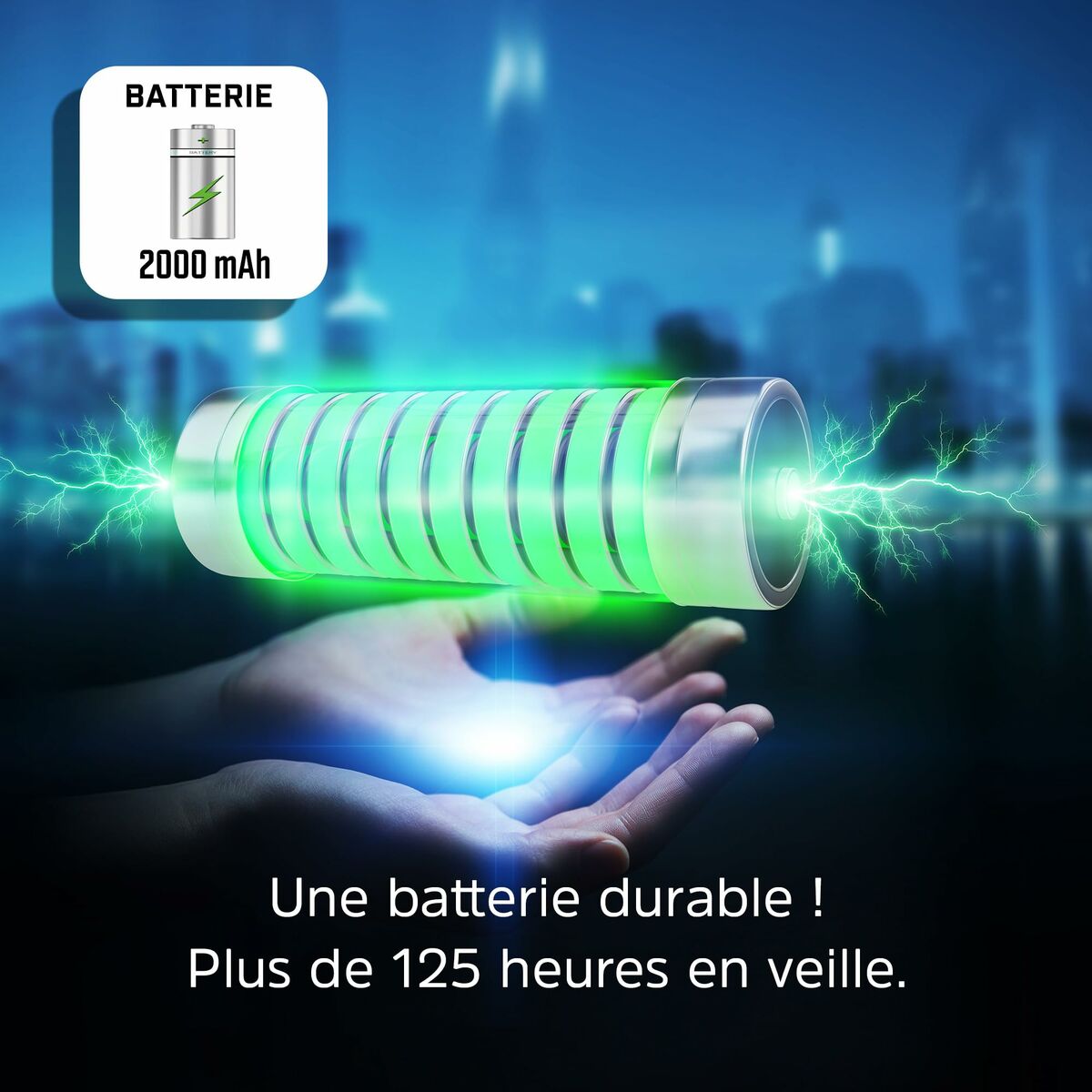Image secondaire de Téléphone portable pour personnes âgées Energizer E288S Quad Core 4 GB RAM Noir