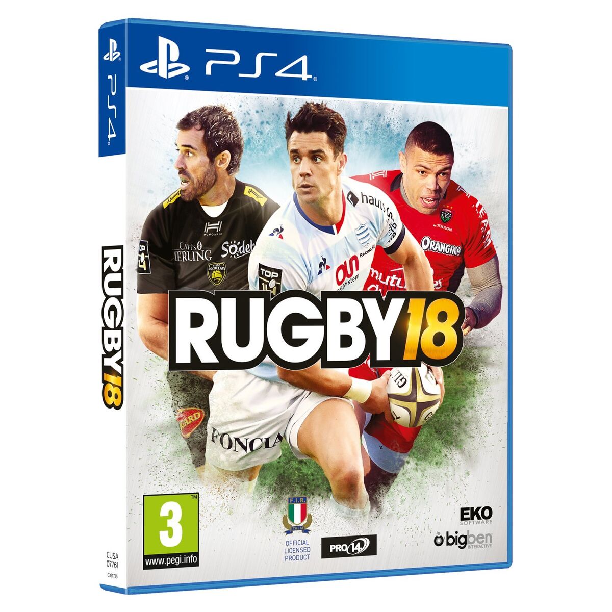 Picture of PlayStation 4 Video Game Bigben PS4RUGBY18SPIT