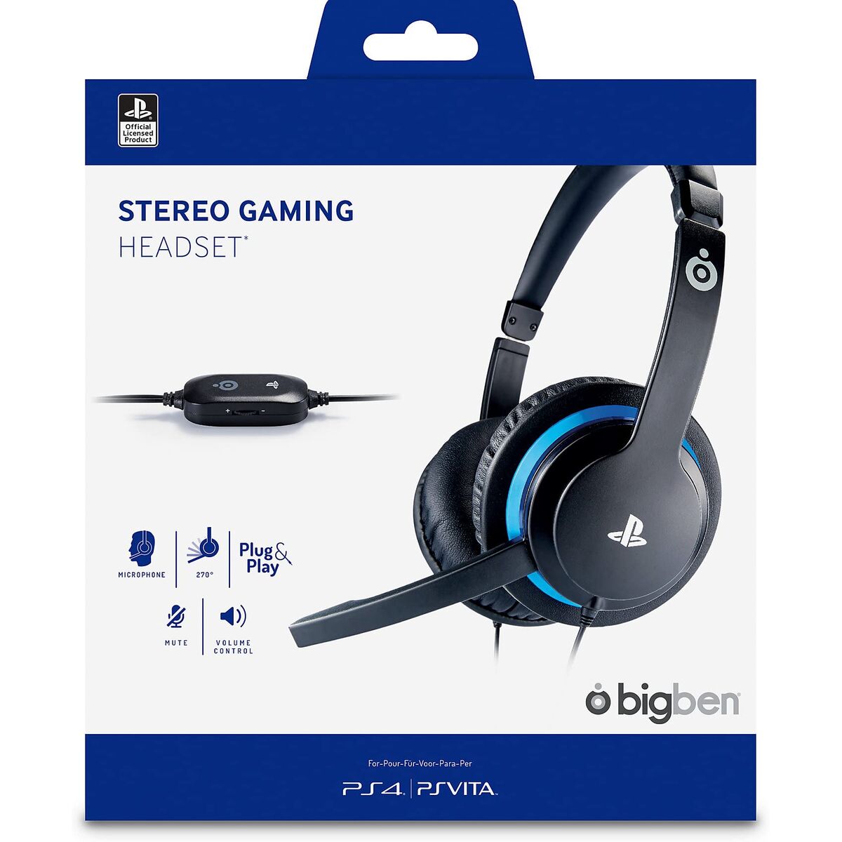 Bild von Headphones with Microphone Nacon BIGBEN COMMUNICATOR (Refurbished A)