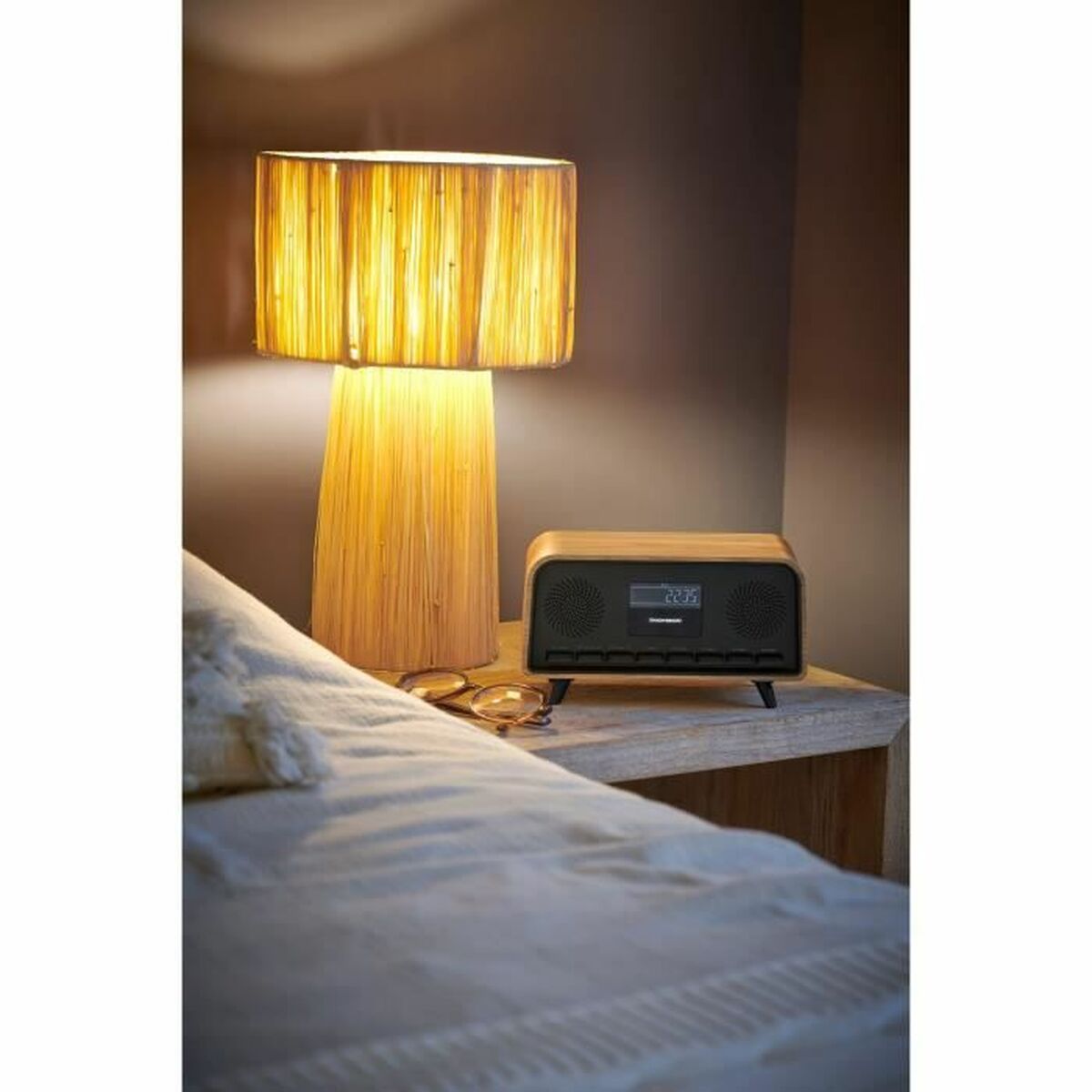Afbeeldingen van Radio Thomson Vintage Cosy Brown noir Vintage