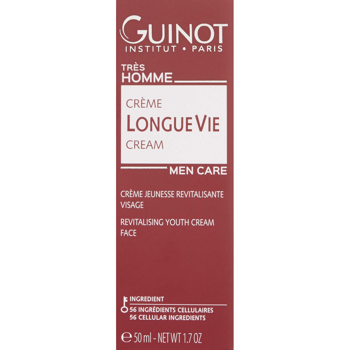 Verstevigende Hals en Décolleté Crème Guinot Longue Vie Men Care 50 ml