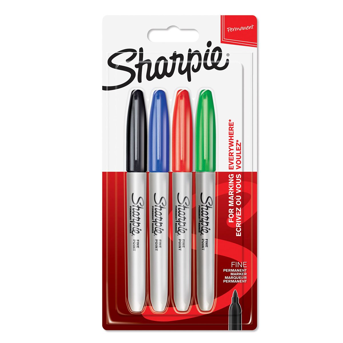 Set de Rotuladores Sharpie 1985858 1 mm (4 Unidades)