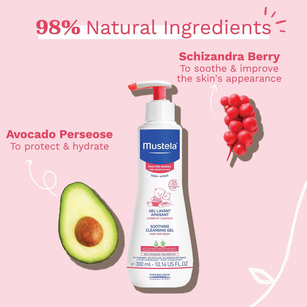 Douchegel Mustela Niño Verzachtend