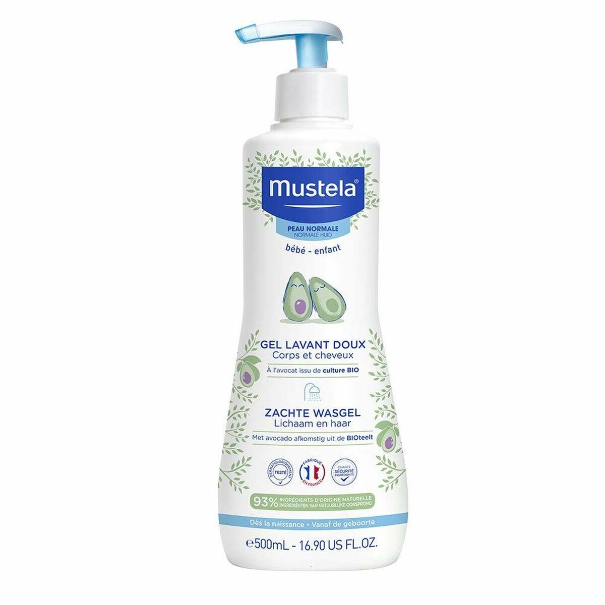 Kinder Gel en Shampoo voor Atopic Skin Mustela (1 Stuks)