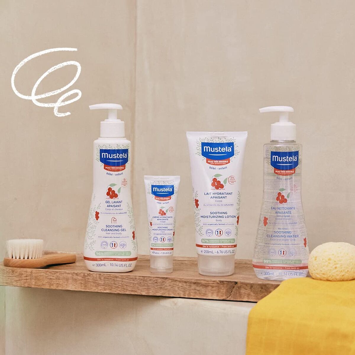 Kalmerende Lotion Mustela 8703645 200 ml Baby Hydraterend