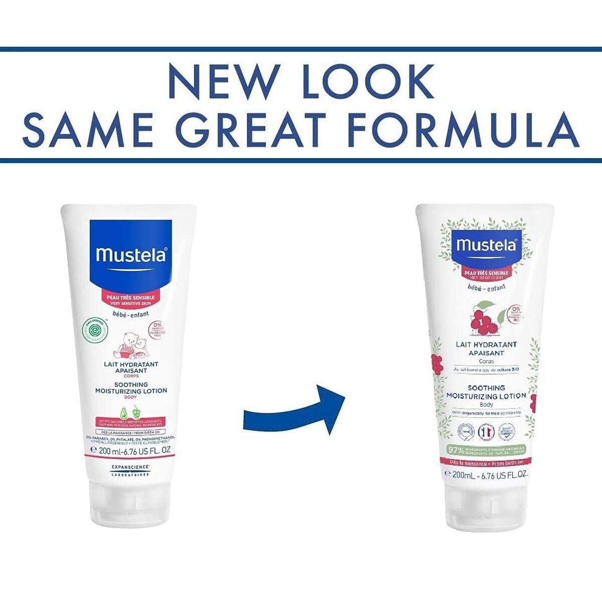 Kalmerende Lotion Mustela 8703645 200 ml Baby Hydraterend