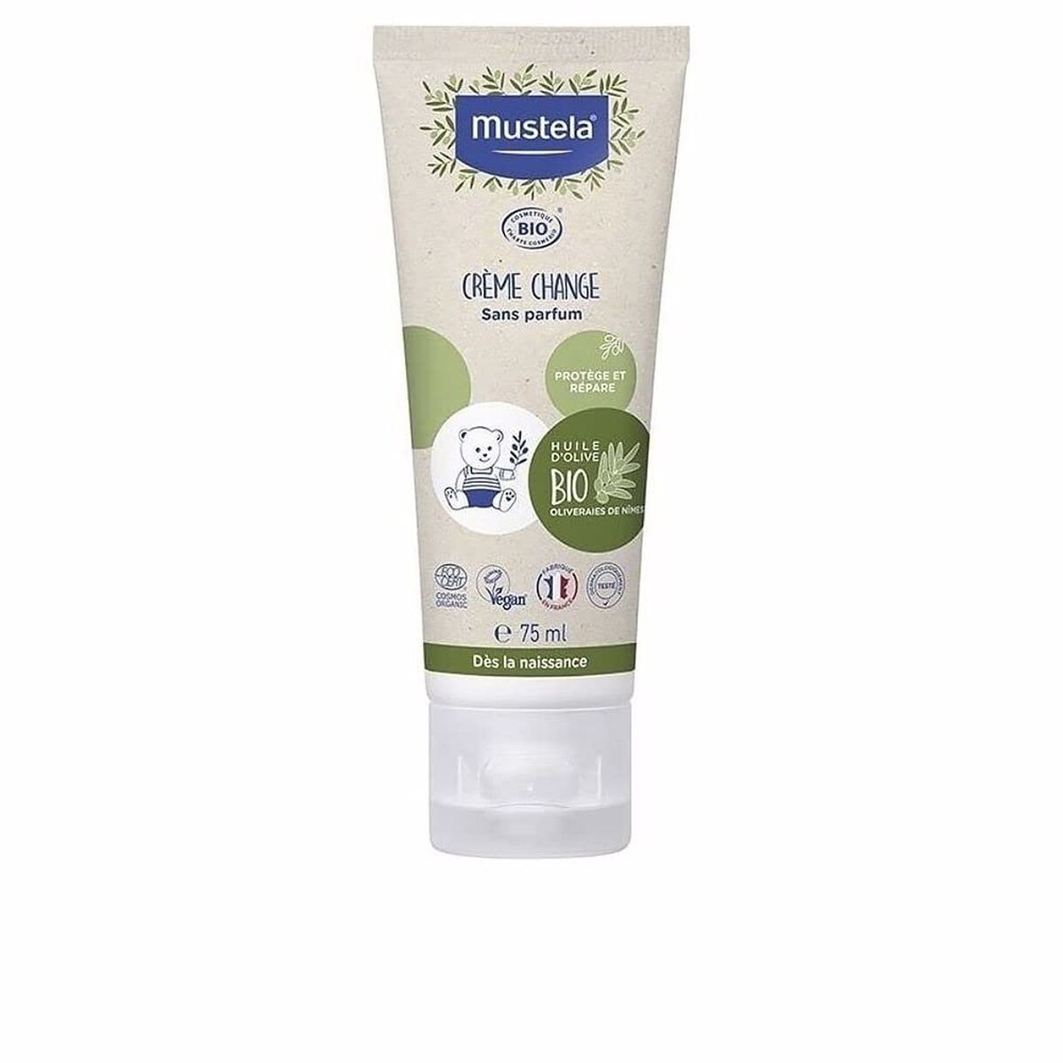 Crème voor Dagelijkse Zorg voor Verschoongebied Mustela Bio Luiers
