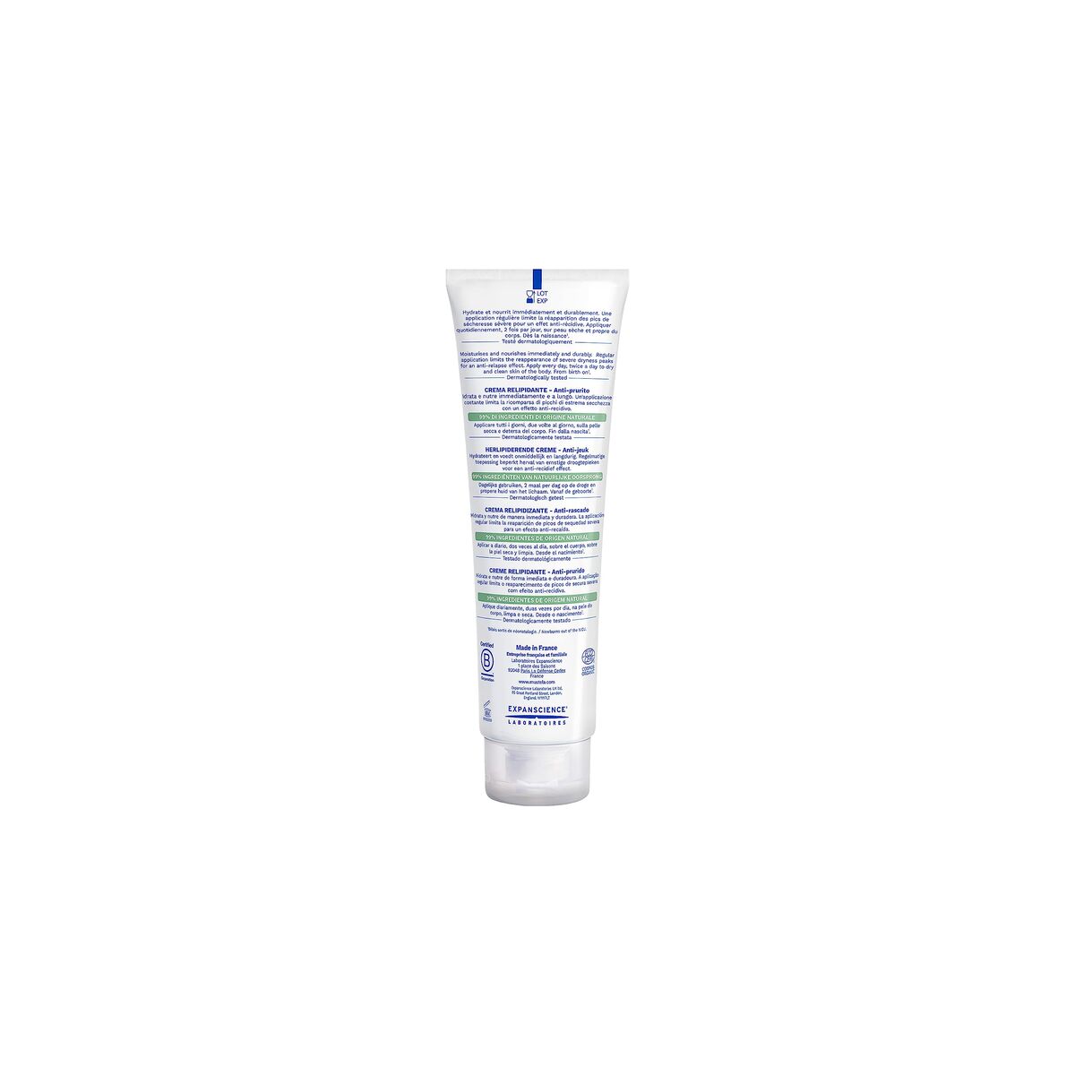 Reparerende Crème voor Baby's Mustela Stelatopia + 150 ml
