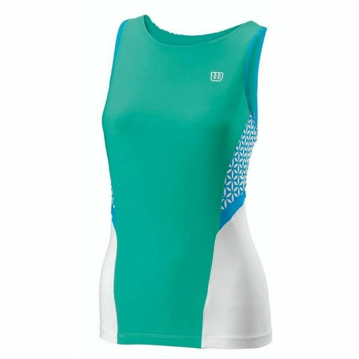 Tank Top Women Wilson Glamour Green Tennis Reversible (Refurbished C)