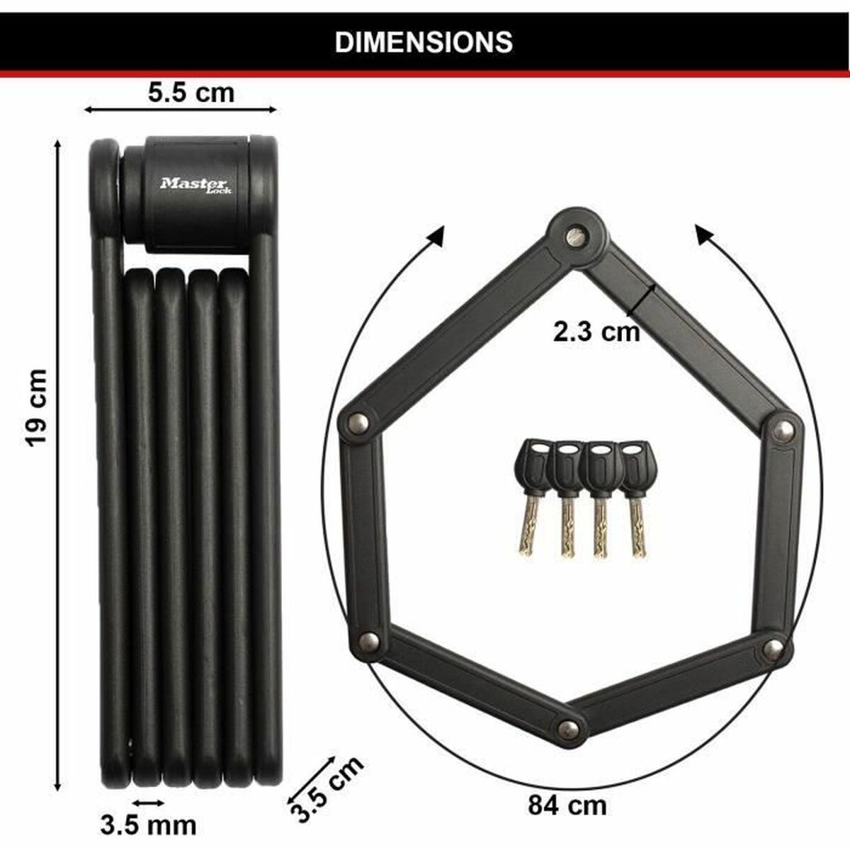 Sleutelslot Master Lock Staal