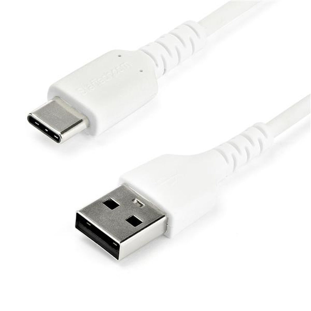 USB A til USB C-kabel Startech RUSB2AC1MW           Hvid