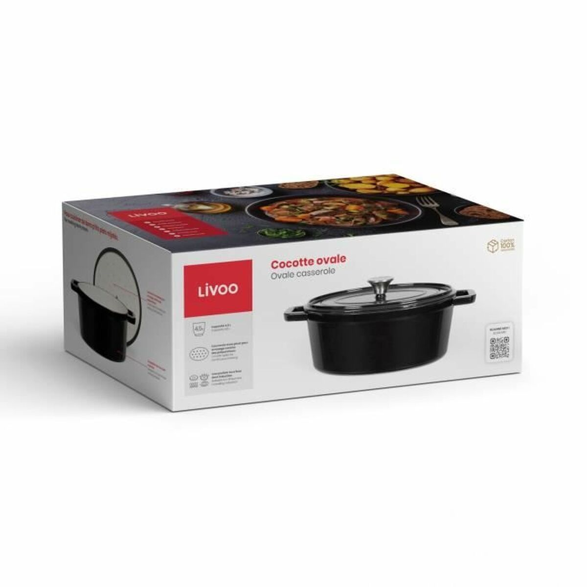 Casserole with lid Livoo, view 5