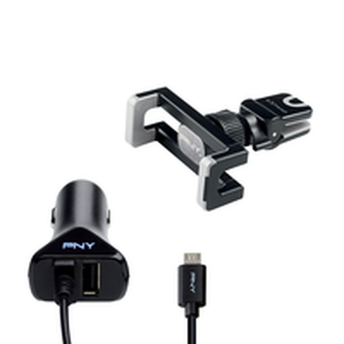 Afbeeldingen van Set of Chargers PNY ROAD KIT Black