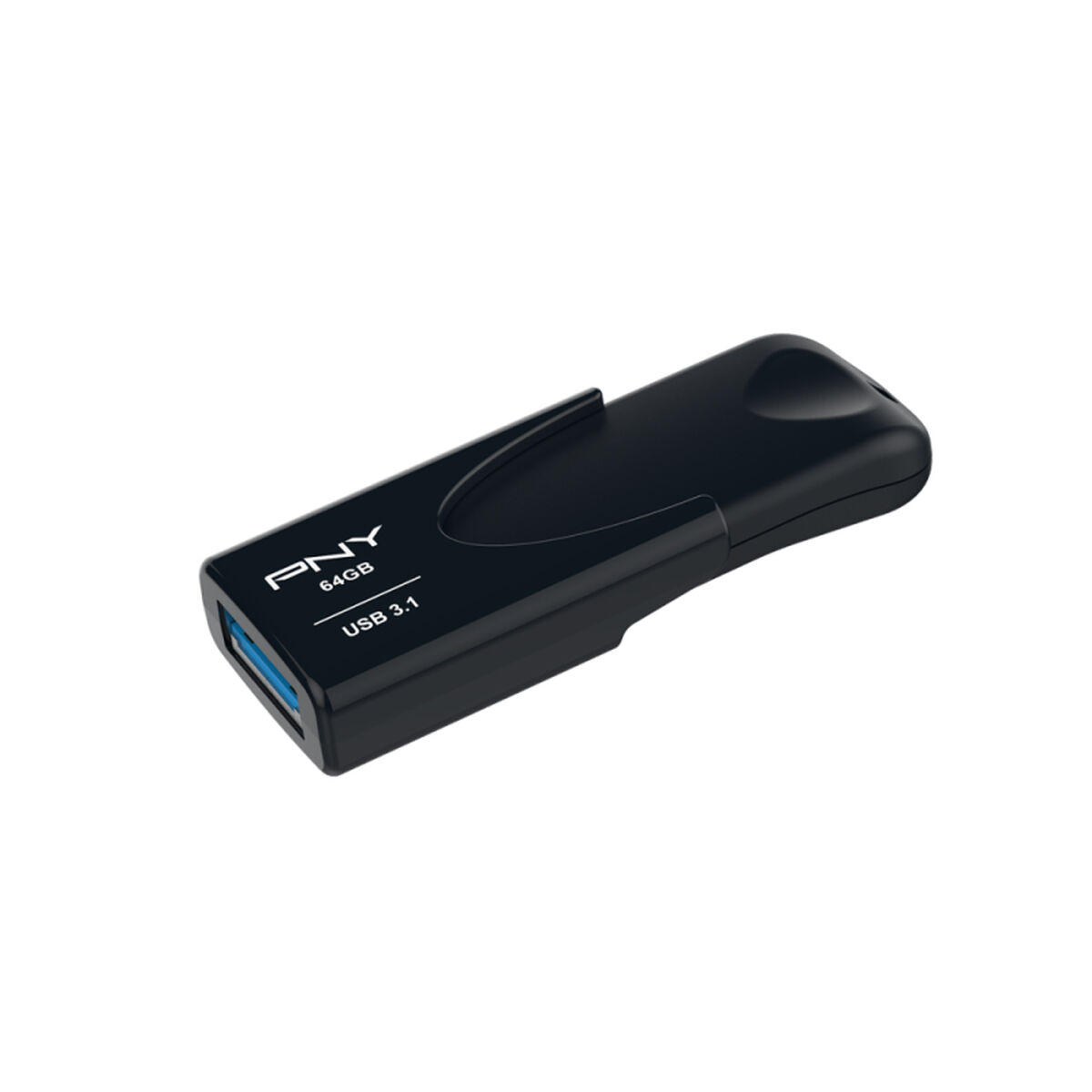 Afbeeldingen van USB stick PNY Attaché 4 Black 64 GB