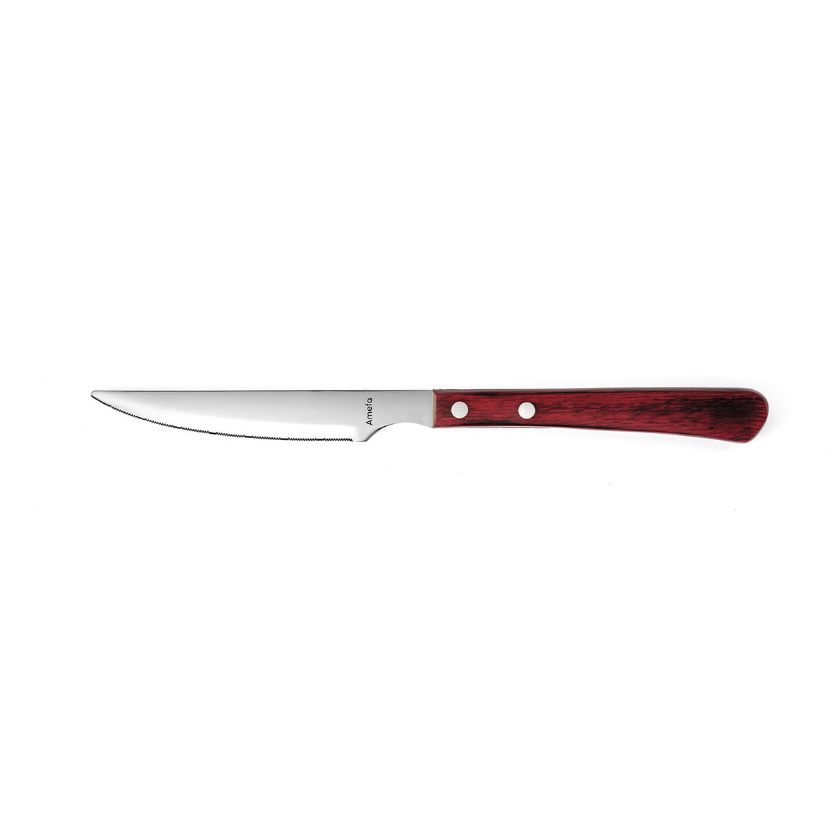 Couteau pour côtelettes Amefa Brasero Métal Marron 24 cm 12 Unités (Pack 12x)