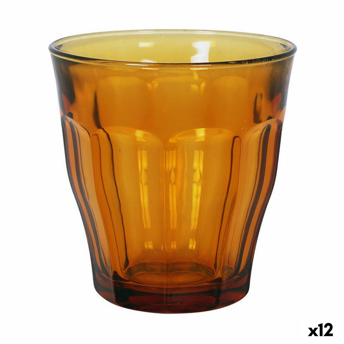 Set de Verres Duralex Picardie Ambre 6 Pièces 250 ml (12 Unités)
