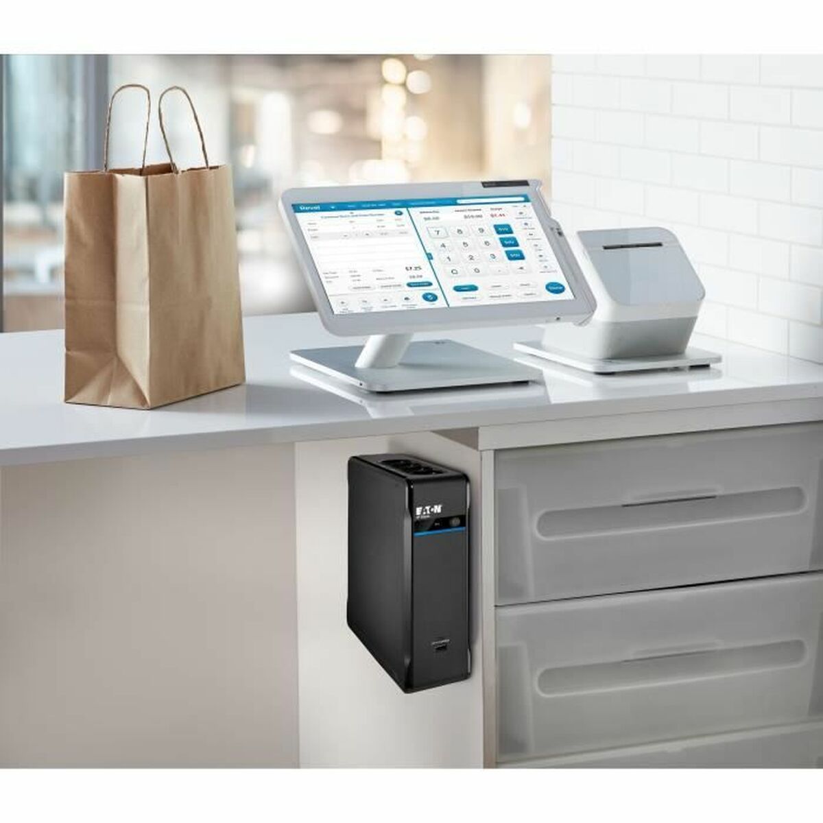 Ononderbreekbaar Stroomvoorzieningssysteem Interactief SAI Eaton 3P ELLIPSE 900 USB DIN 540W