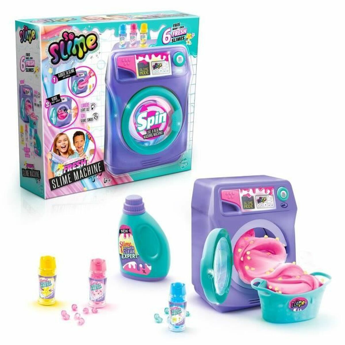 Slime Canal Toys Washing Machine Fresh Scented Violet