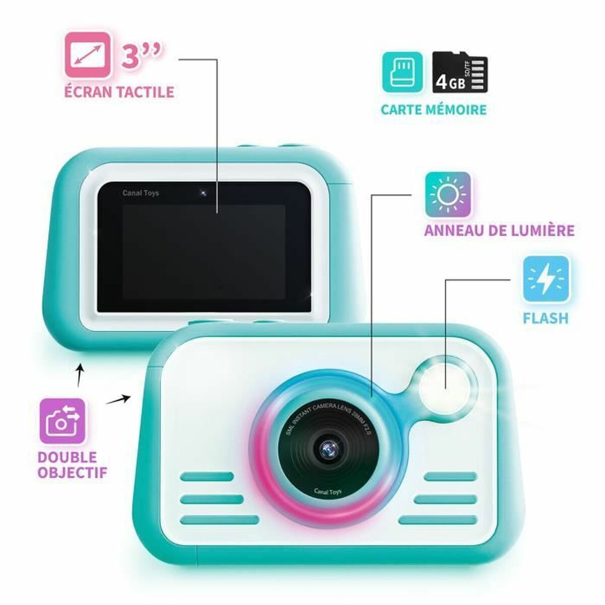 Afbeeldingen van Digital Camera Canal Toys