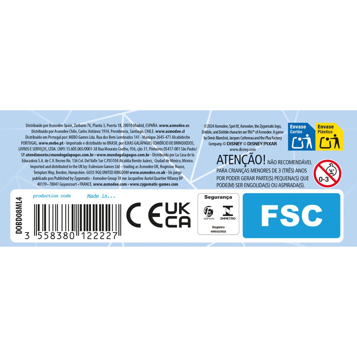 Board game Disney Edition Dobble