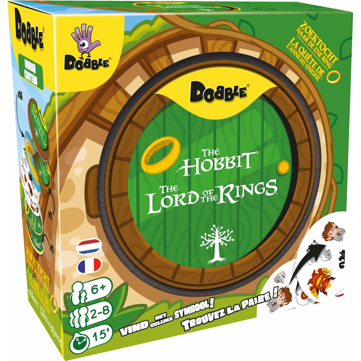 Jeu de société Asmodee Dobble The Lord of the Rings