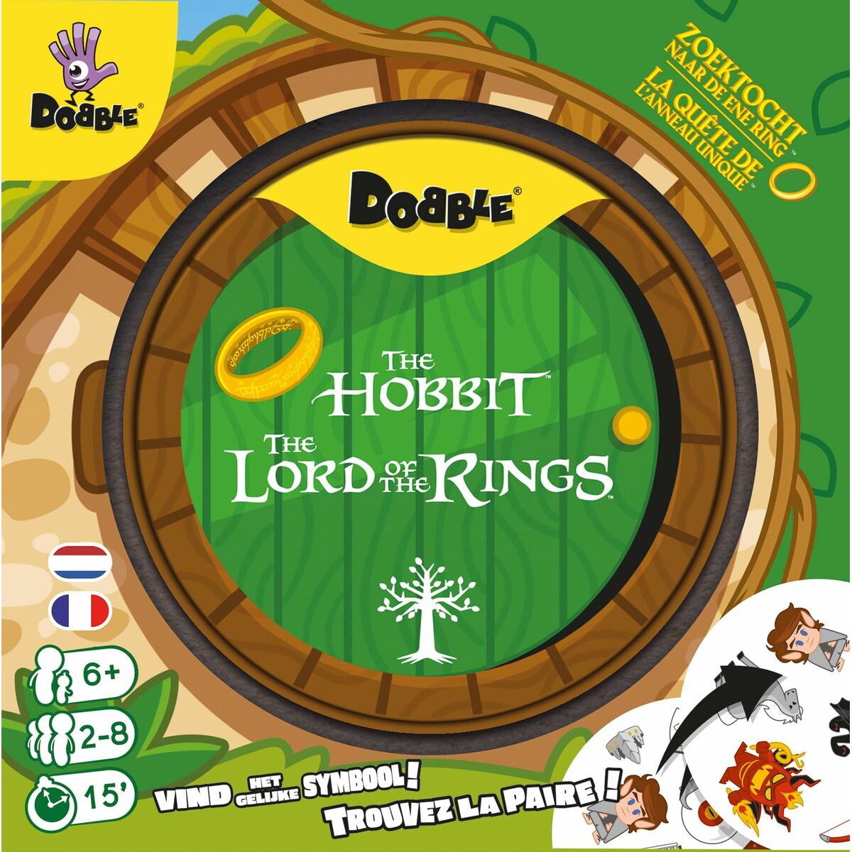 Image secondaire de Jeu de société Asmodee Dobble The Lord of the Rings
