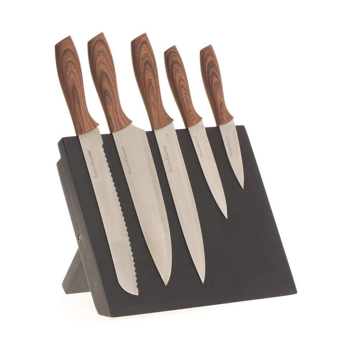 Ensemble de couteaux de cuisine et support 5five (32 x 23,2 x 19 cm)