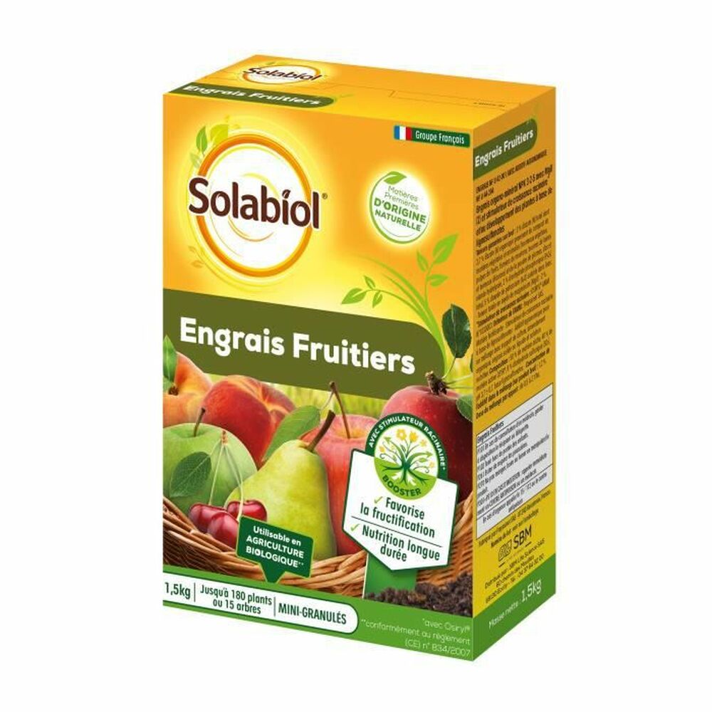 Engrais pour les plantes Solabiol Sofruy15 Fruité 1,5 Kg