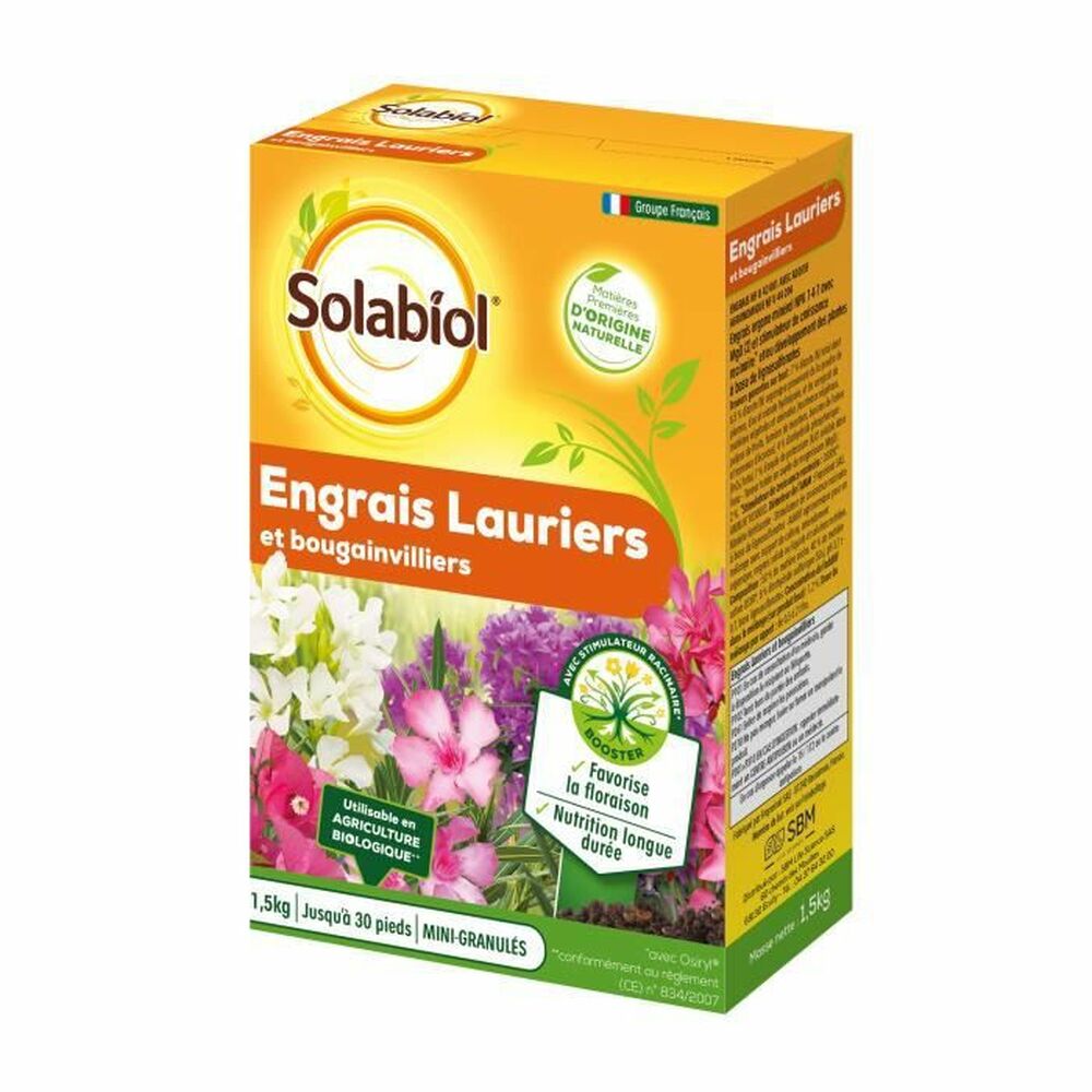 Engrais organique Solabiol Laurel Bougainvillea 1,5 Kg