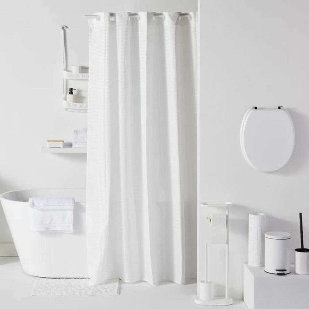 Badset TODAY HOY Wit Plastic Modern (5 Stuks)