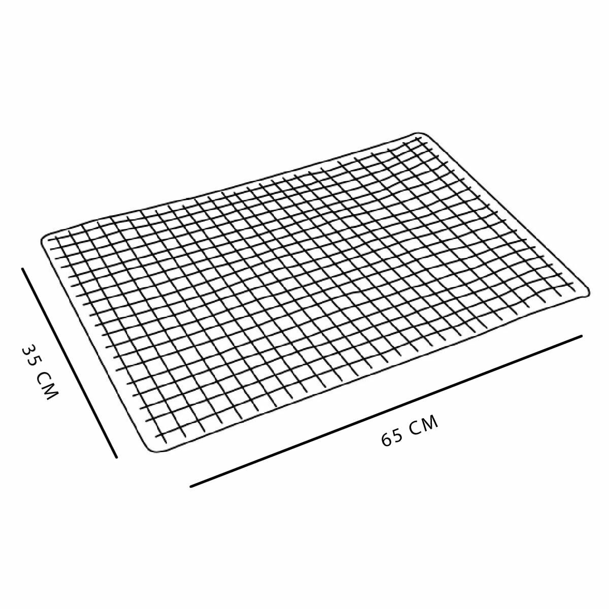 Antislipmat voor in bad TODAY HOY - UTILITY 40 x 60 cm Zwart PVC