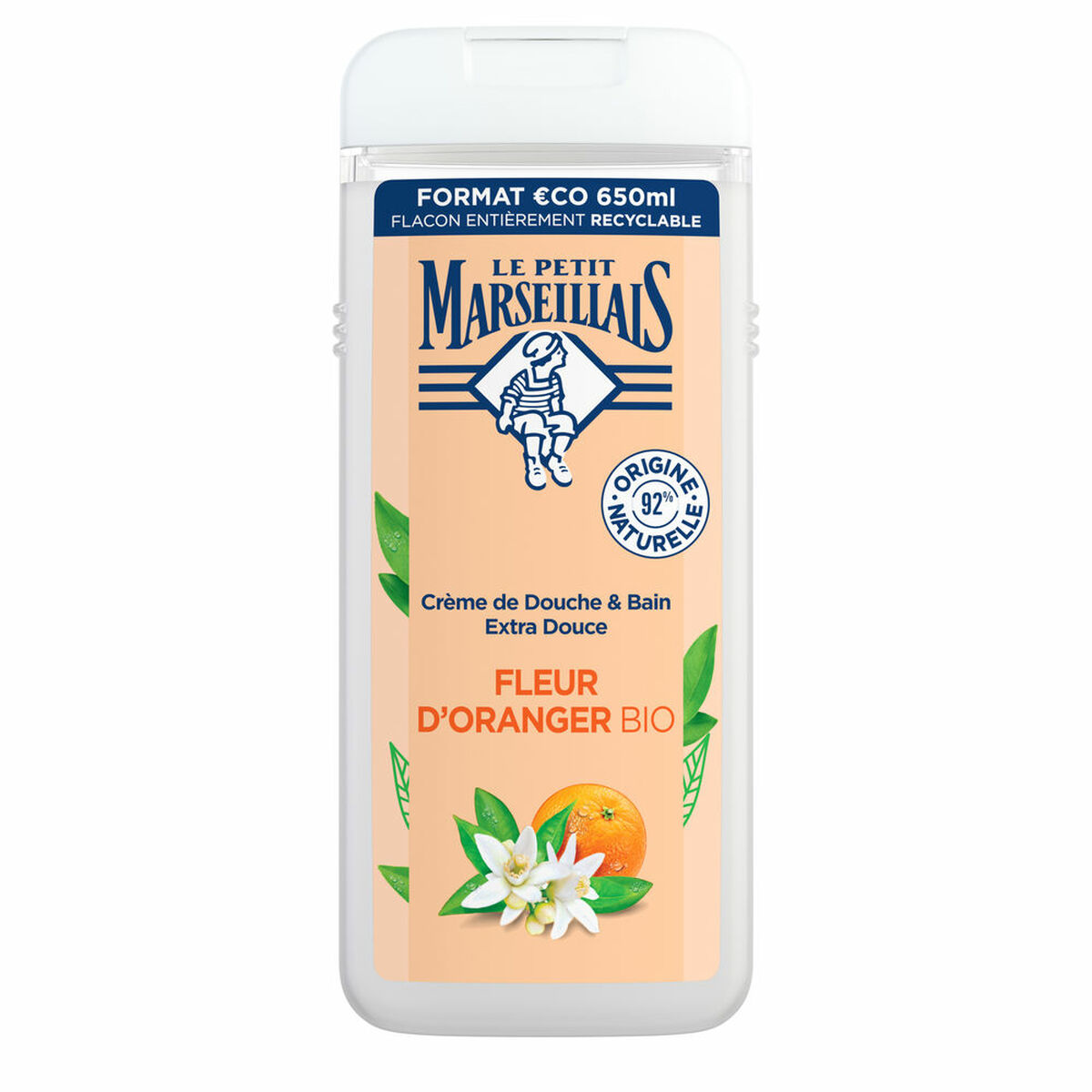 Gel de douche Le Petit Marseillais flor de azahar 650 ml
