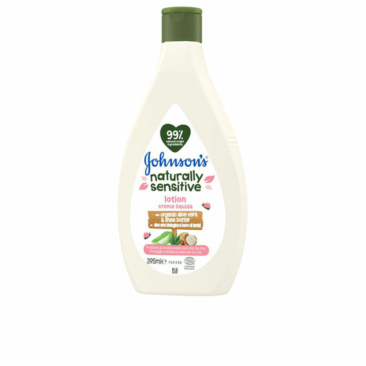 Lotion pour le corps hydratante spéciale nourrissons Johnson's BABY BIO NATURALLY SENSITIVE 395 ml