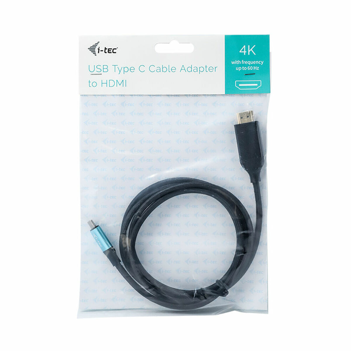 Afbeeldingen van USB-C to HDMI Cable i-Tec C31CBLHDMI60HZ2M Black 2 m 4K Ultra HD