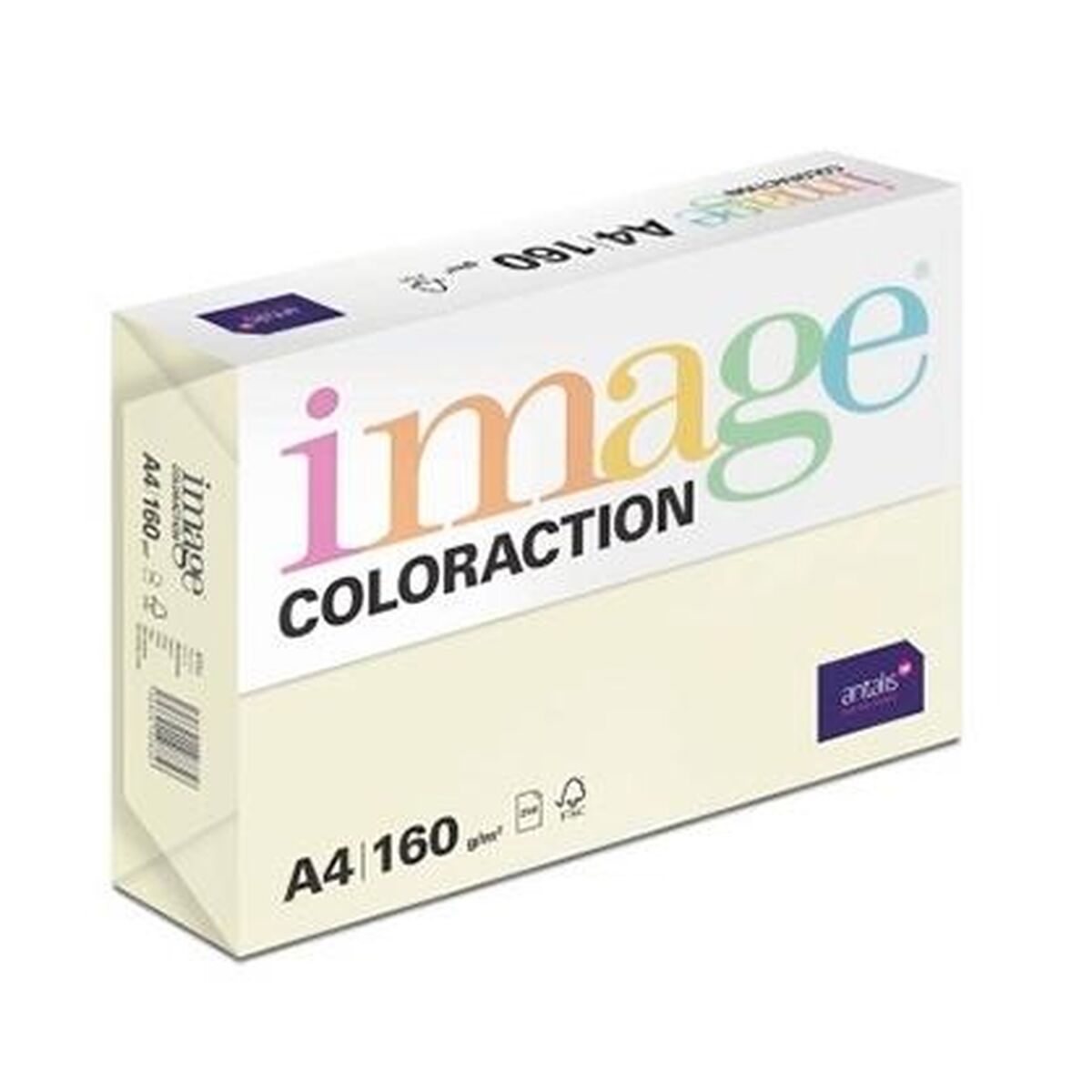 Imagen de Printer Paper Image COLORACTION Cream A4 250 Sheets (5 Units)