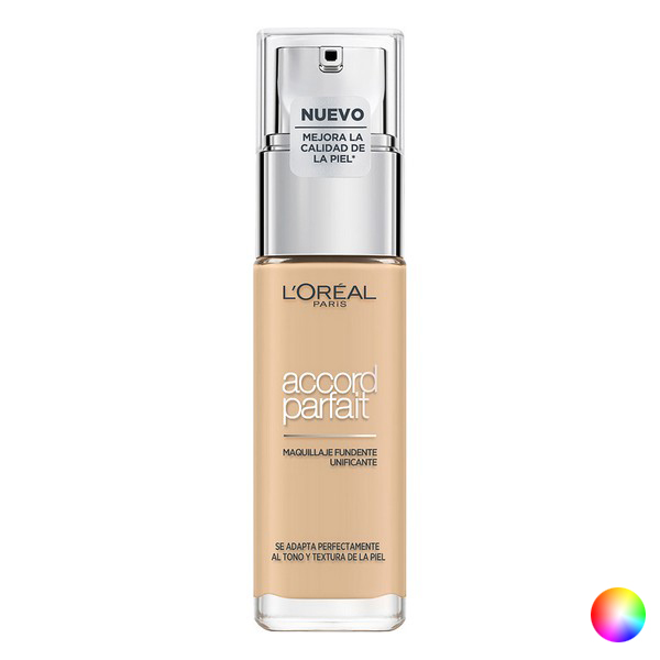 Base de maquillage liquide Accord Parfait L'Oreal Make Up (30 ml)  2D/2W-golden almond 30 ml 