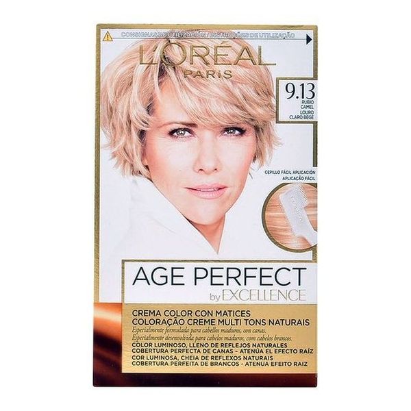 Permanent Anti-Ageing Dye Excellence Age Perfect L'Oreal Make Up Blonde