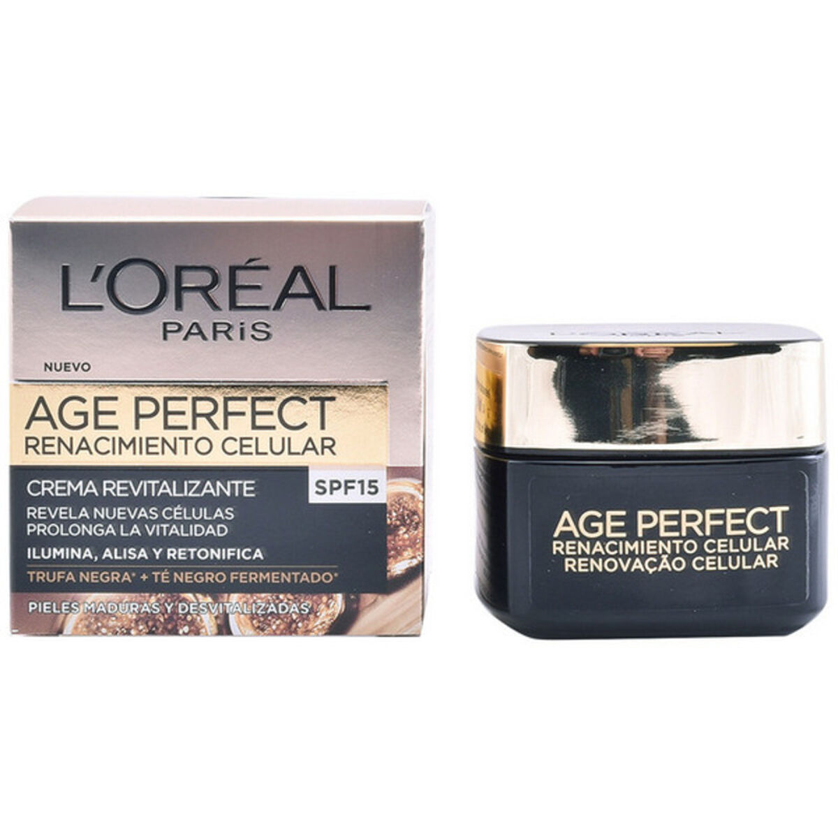 Crème de jour nourrissante L'Oreal Make Up AGE PERFECT Spf 15 50 ml