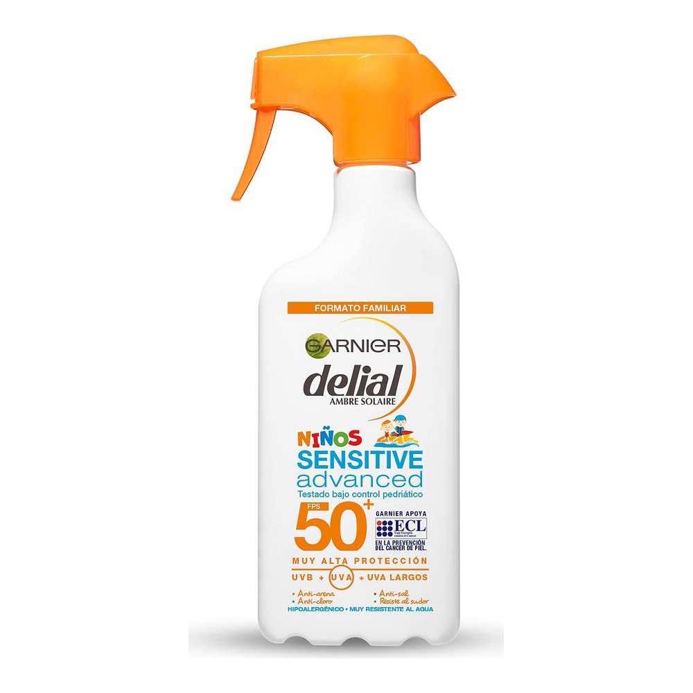 Sunscreen Spray for Children Garnier Sensitive Advanced Spf 50+ (300 ml)