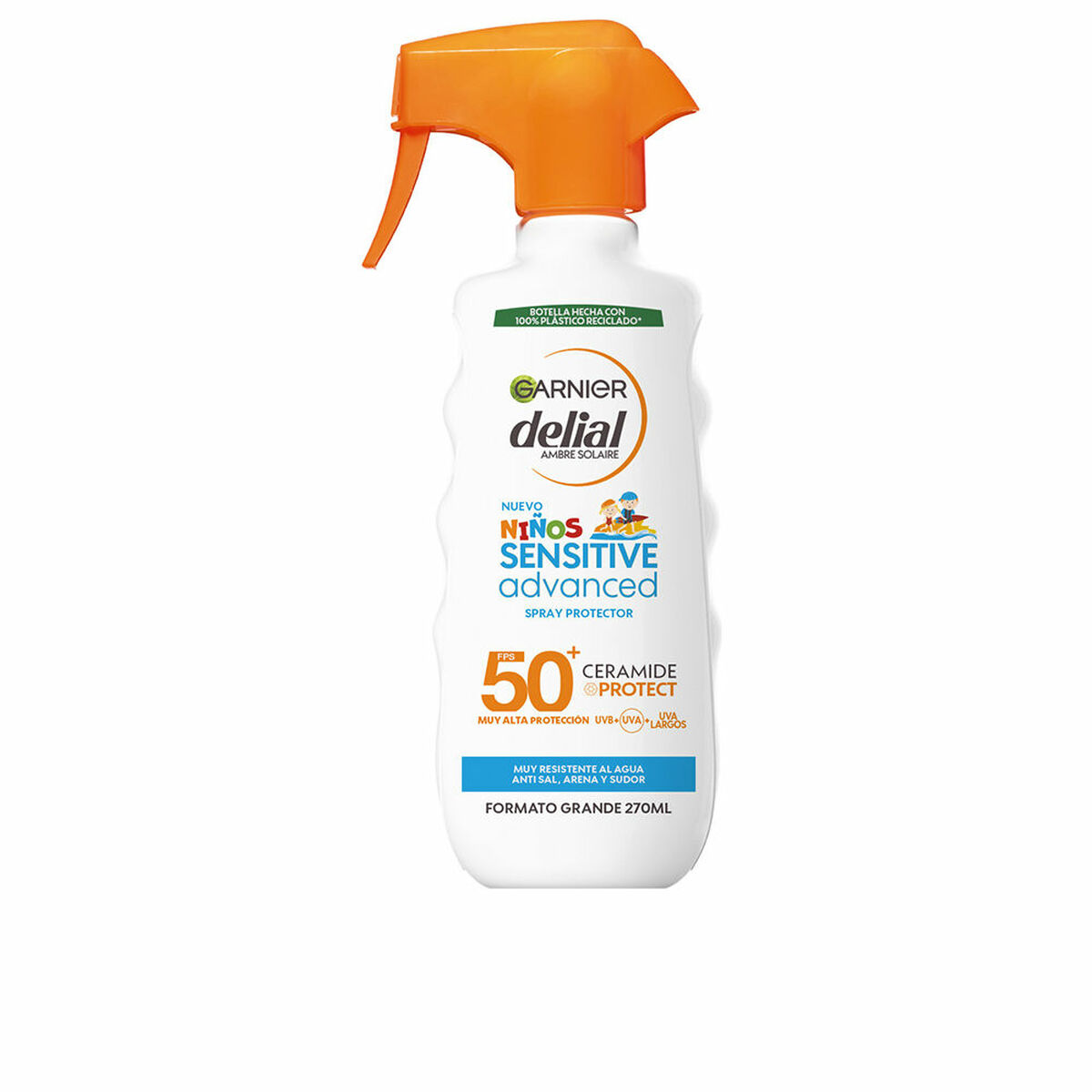 Crème Solaire pour Enfants en Spray Garnier Sensitive Advanced Spf 50 (270 ml)