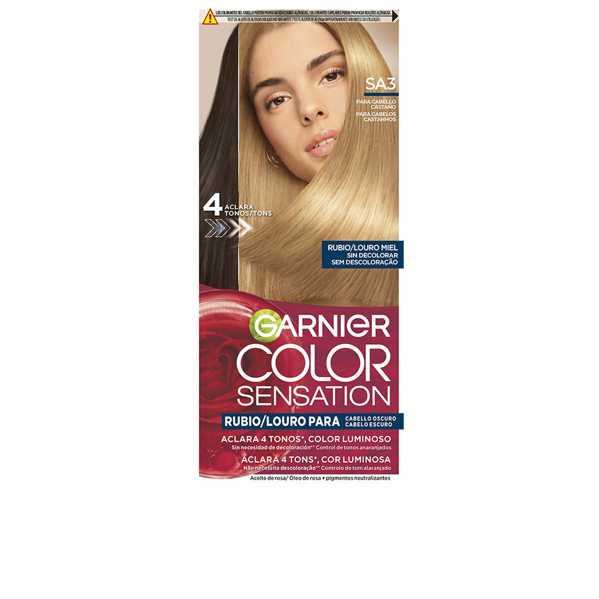 Μόνιμη Βαφή Garnier COLOR SENSATION Louro Miel (5 Μονάδες)