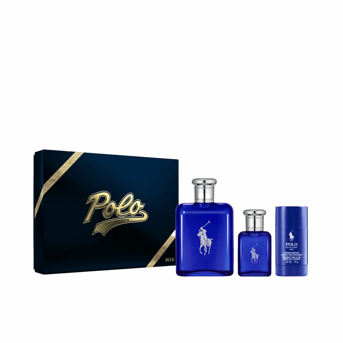 Parfume sæt til mænd Ralph Lauren Polo Blue 3 Dele