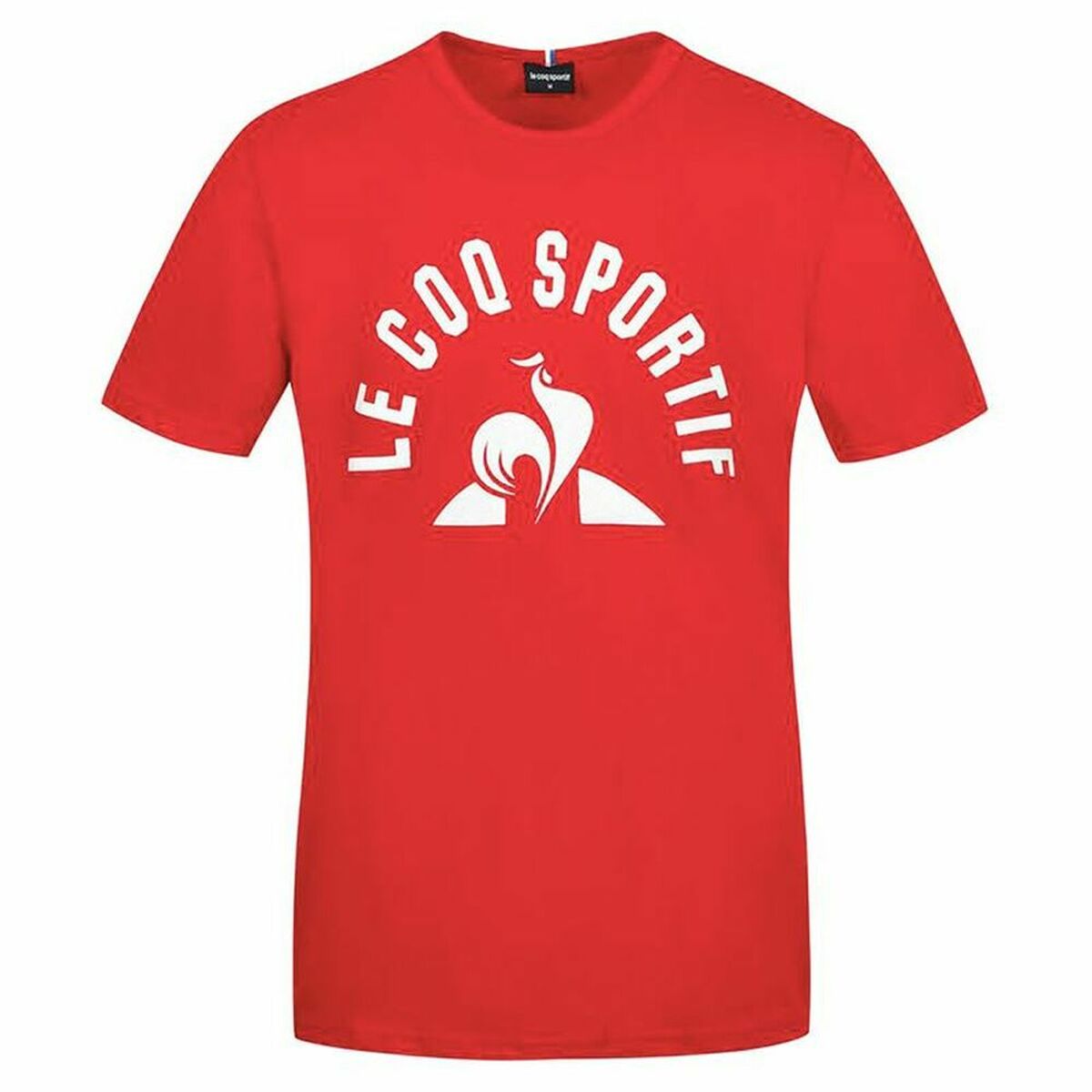 T-shirt à manches courtes homme Le coq sportif Bat Nº2 Rouge