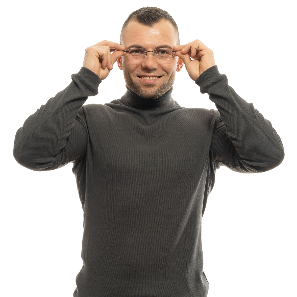 Men’ Spectacle frame QuikSilver EQYEG03048-53DBLK Grey  53 mm