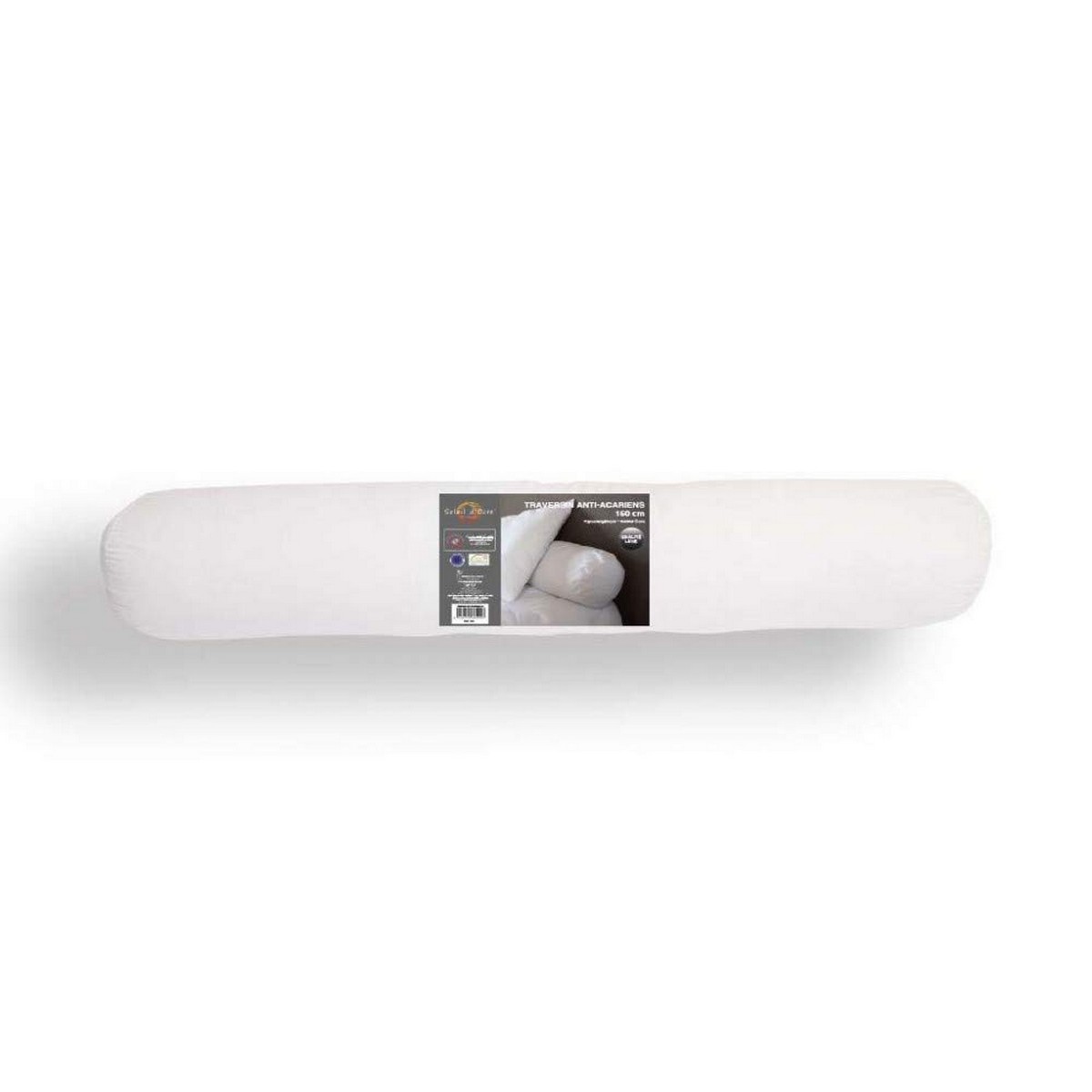 Oreiller Soleil D Ocre Luxe Blanc Cylindrique Anti-acariens (30 x 160 cm)